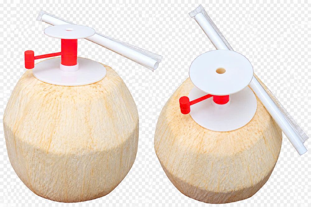Dừa gọt sẵn gắn nút khui nhựa Nhân Lộc Phát