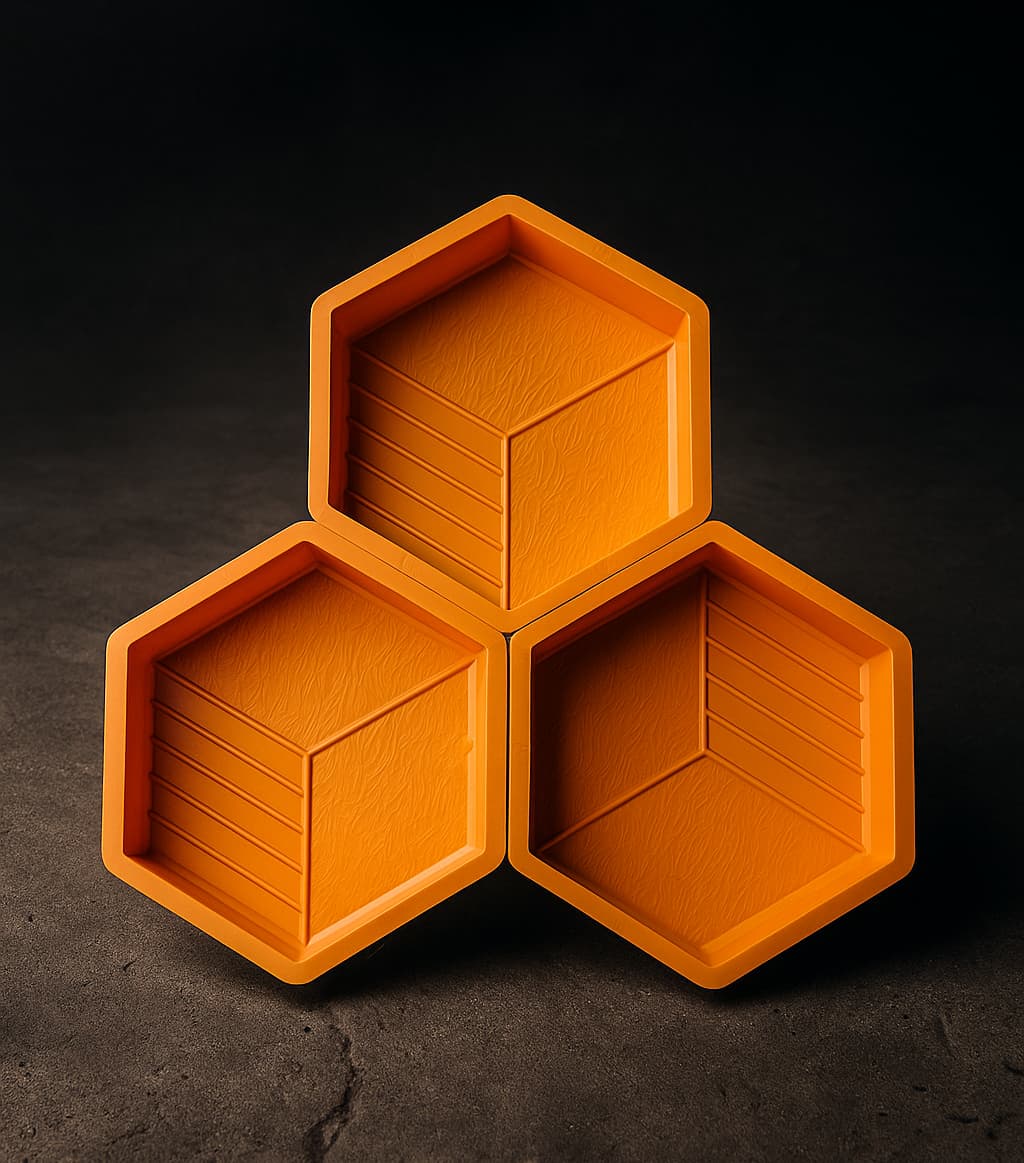 KHUÔN ĐÚC GẠCH LÁT SÂN VƯỜN LỤC GIÁC