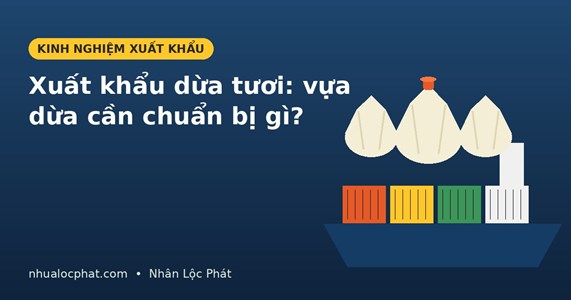 Xuất khẩu dừa tươi sang Trung Quốc và Mỹ: Vựa dừa cần chuẩn bị gì?